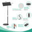 Lampe de culture pour bureau, lumière à spectre complet pour plantes d'intérieur, lampes de culture avec minuterie, 6 niveaux de luminosité, hauteur réglable