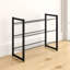 12 Pair Stackable Shoe Rack