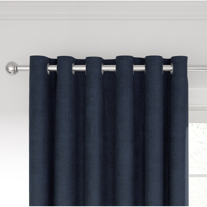 Kalo Room Darkening Curtain Pair, Blue, 168 W x 183 D cm
