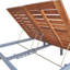 Chaise longue simple en teck avec coussins 78 po Doucet-1036249176-1036249178