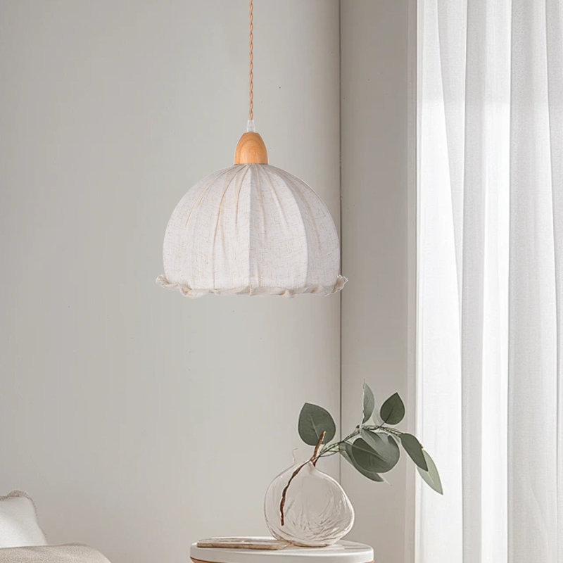 Luminaire suspendu en dôme naturel à 1 lumière Blakelynn