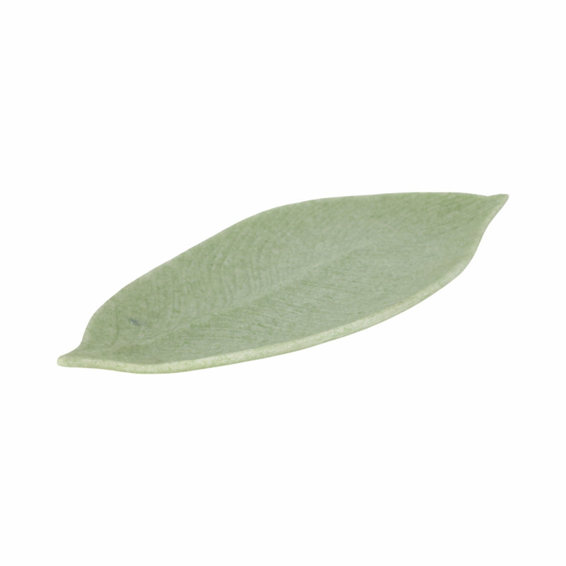 Zelen Green Polyresin Novelty Vanity Decorative Tray