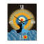 Déesse oracle efflorescence V - Horloges murales abstraites modernes-99634023