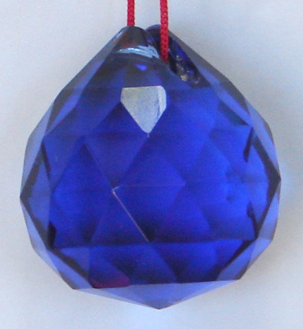 Décoration murale boule pâle, Bleu, H 2 po x l 1,57 po x P 1 po