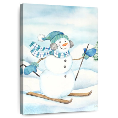 Lelend Let It Snow Blue Snowman III
