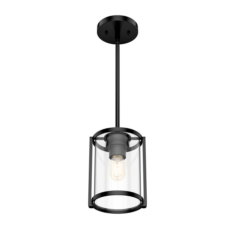 Jalyssa 1 - Light Single Pendant, Matte Black