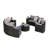 Half-Moon 11 Patio Furniture Assembly - Round With Tempered Glass Coffee Table , Washable Cushion Substances, Attribute Array Sectional Machine Contents, Character-40090433