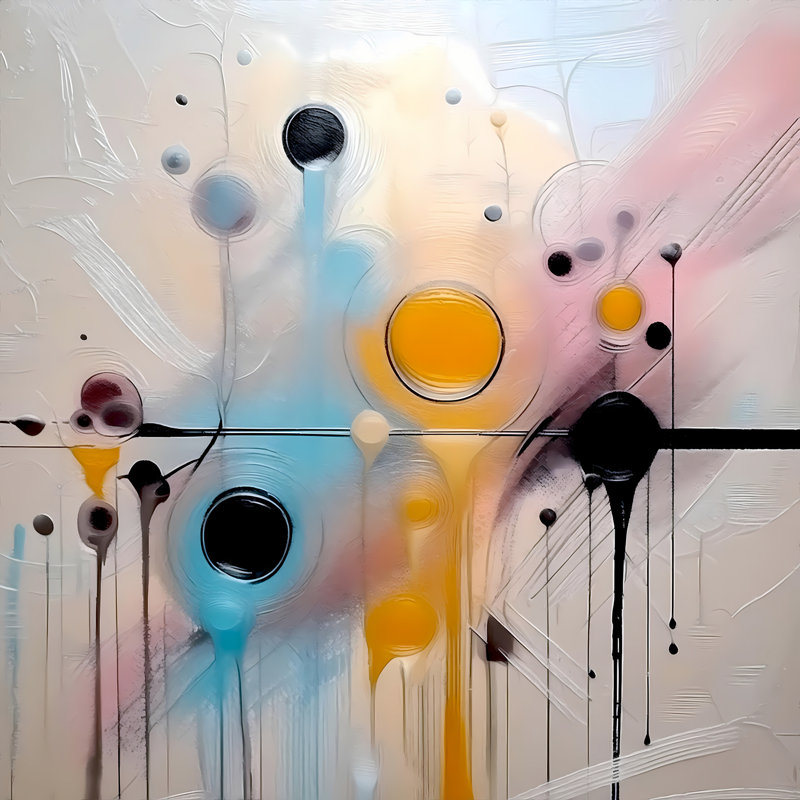 Cosmic Fluidity, 54" H x 54" W