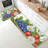 Berry Basket and Wildflower Print 2 Piece Kitchen Rugs, Country Kitchen Decor