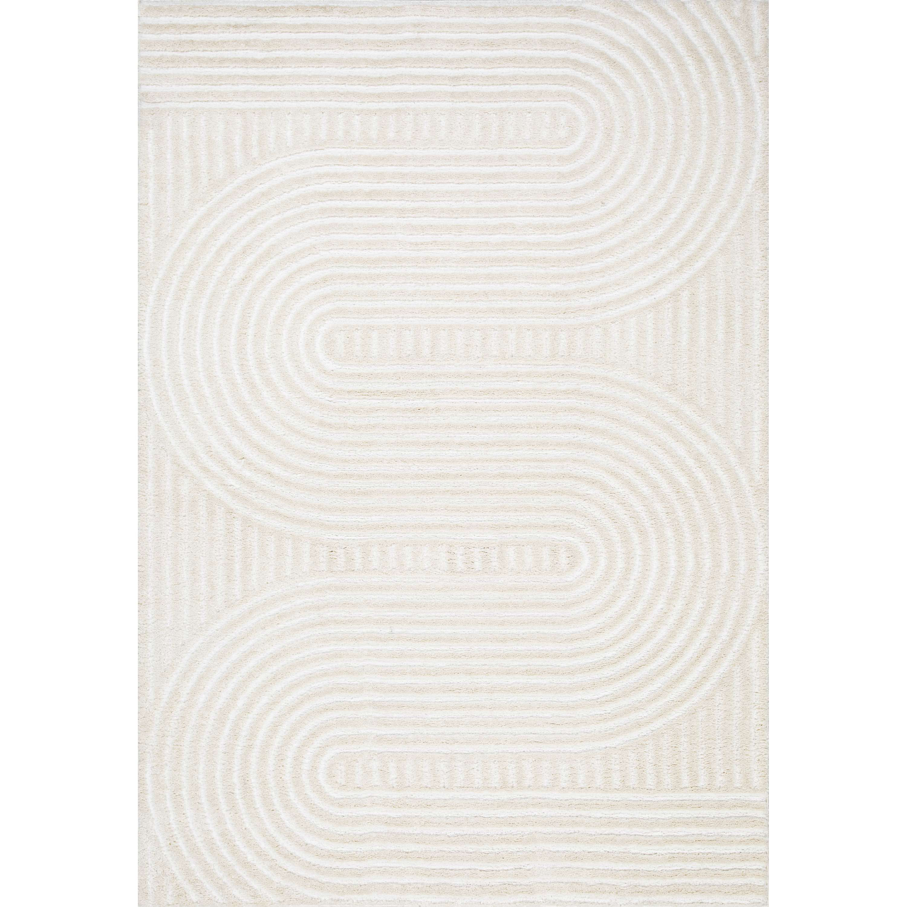 Habit Ripple Rug Simone Ebern Designs Ripple Power Loomed Indoor Rug & Reviews | Wayfair
