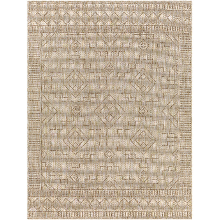 Tapis oriental kaki Bronwyn