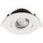 4" Round Adjustable Trim Selectable Color Temperature Dimmable Air-Tight IC Rated LED Canless Recessed Lighting Kit-768284195
