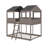 Full Over Full Wood Bunk Bed With Roof,Window, Guardrail, Ladder-1070410244