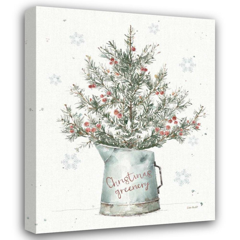 Art sur toile, galerie Lisa, art sur toile: A Christmas Weekend II, H 24 po x l 20 po