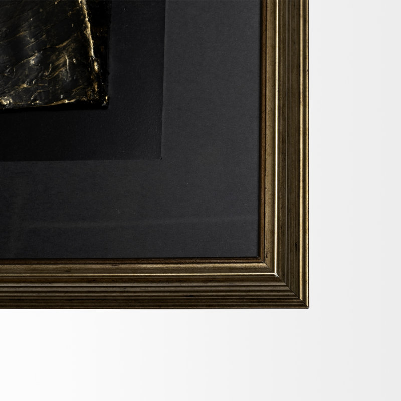 Fossil II, une œuvre d'art originale sous verre faite à la main, Fossill II