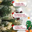Arbre de Noël enneigé 3 pi avec 78 lumières DEL, 8 modes et baies rouges