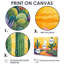 Cactus paysage au coucher du soleil I - art mural floral cactus-1141309813-1141309821-1141309818
