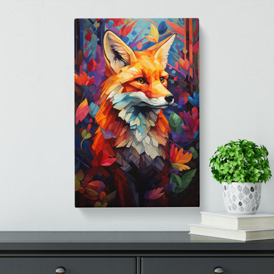 Fox Orphism No.4 - Wrapped Canvas