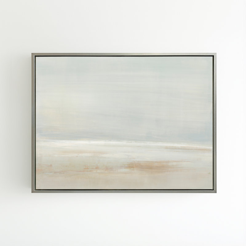 Fading Sands Print by Carol Benson-Cobb, Silver, 37.5" H x 49.5" W