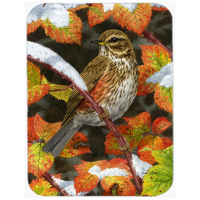 Caroline's Treasures Redwing Glass Cutting Board