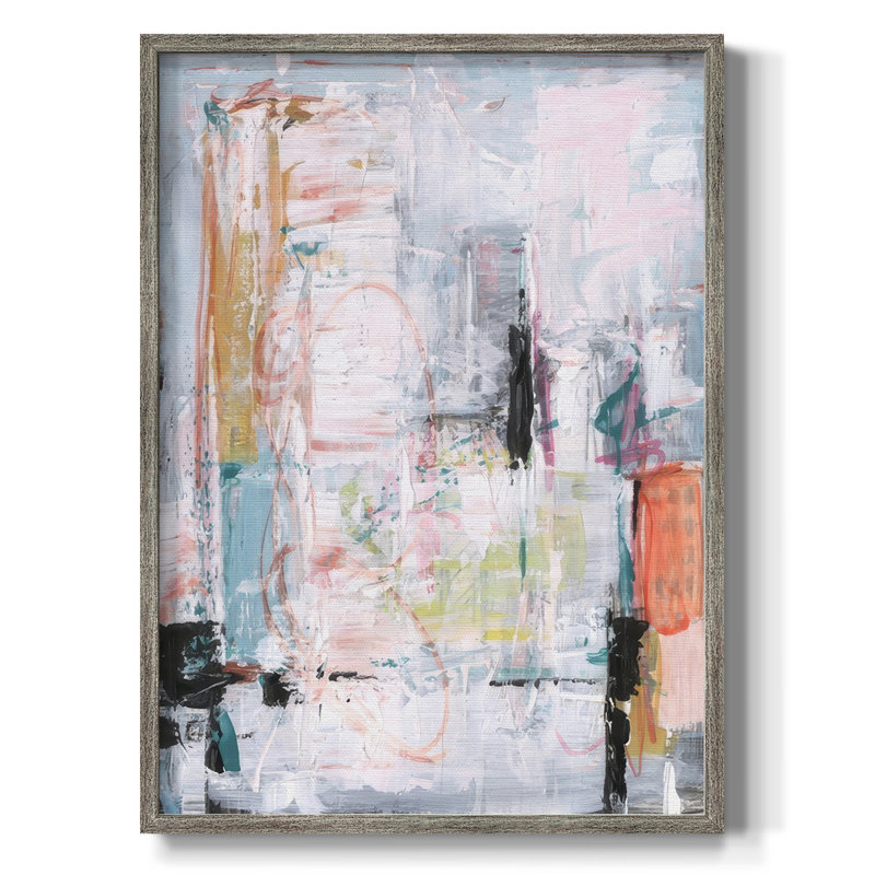 Vivid Haze I, reproduction encadrée - bois massif, H 15 po x l 12 po