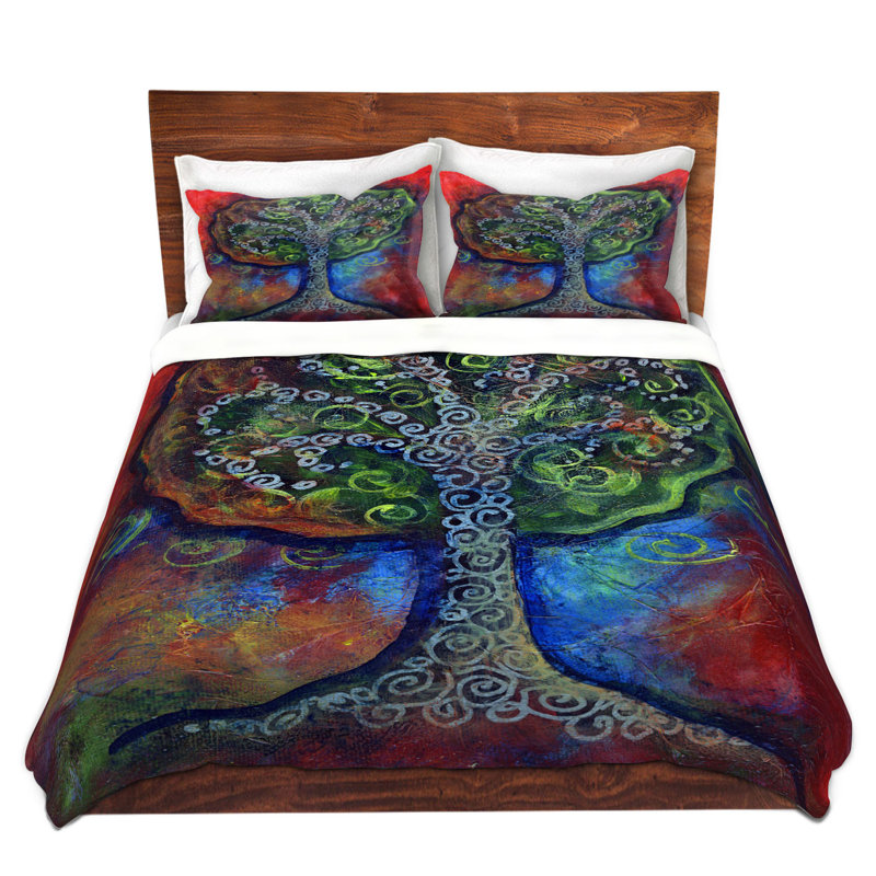 Ensemble de housse de couette cheung marie, 1 housse de couette grand + 2 taies standards