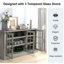 Buffet de 55 po de largeur Kacey-Lea