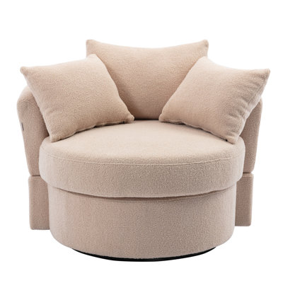 Adrika Upholstered Barrel Chair -  Orren Ellis, D347DB54E22B42C4A2EA000A3DC39962