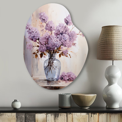 Gaudet - Décoration murale irrégulière en forme de poire lilas