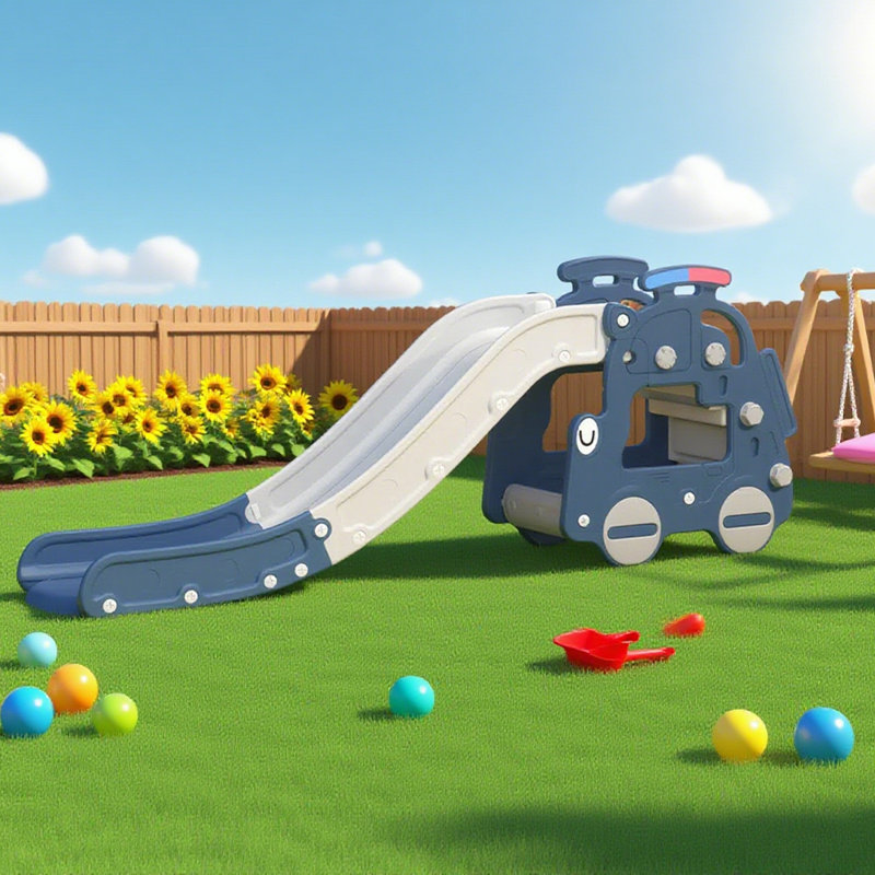 Living And Home Indoor Slide, Blue