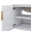 Meuble-lavabo 30 po avec lavabo simple en céramique à 3 trous et 2 portes à fermeture en douceur-121085797
