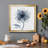 " Indigo Bloom IV " Painting Print-60272220-60272218