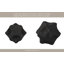 Orbe géométrique texturé, noir-1883815775