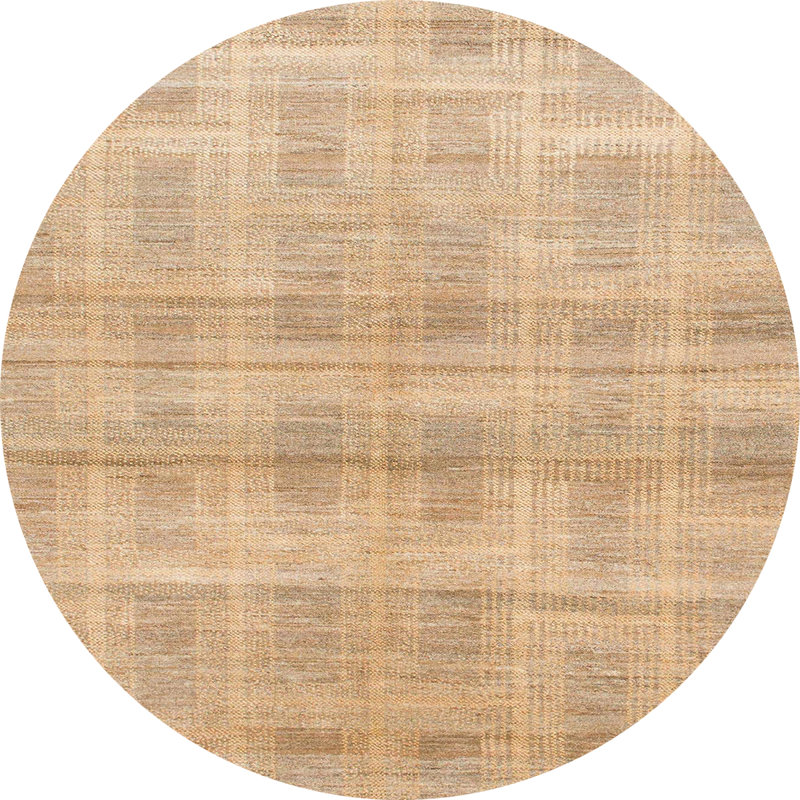 Abstract Indoor Rug, Round 7'