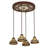 Middleton 4 - Light New Copper Vein LED Cluster Pendant