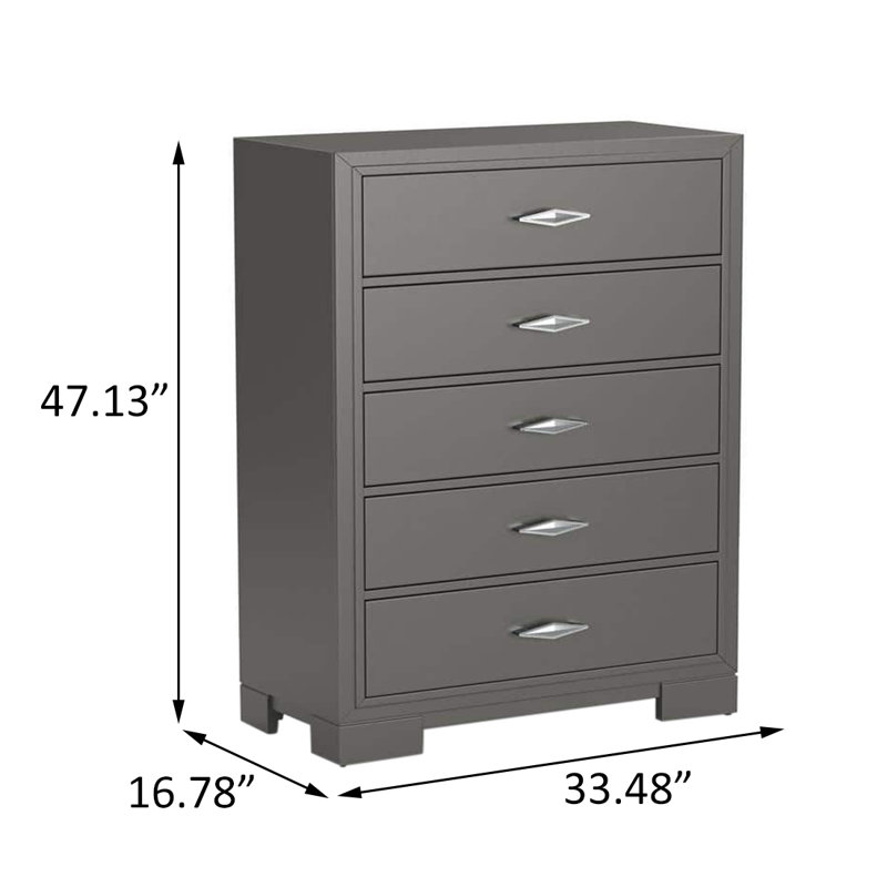 Chest, Dark Walnut