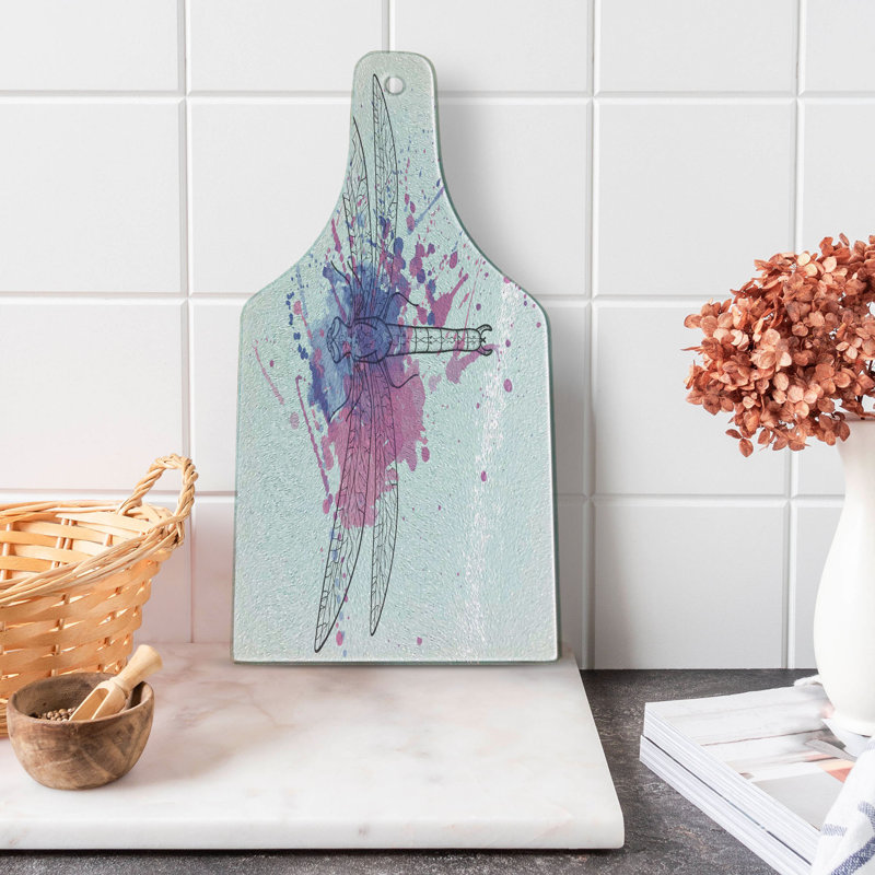 Planche à découper en verre trempé Ambesonne