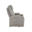 Fauteuil inclinable en chenille avec lève-personne électrique et massage