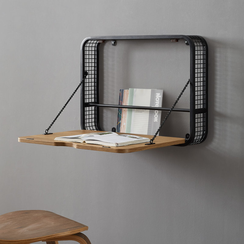 Royston 24" Floating Desk, Black
