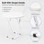 Table de bout pliante ronde blanche, table d'appoint pliable, table d'appoint portable compacte peu encombrante, petite table pliante-1497748296-1498654572
