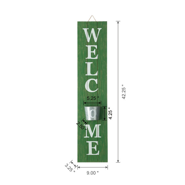 Wood WELCOME 3 Inch Letters Wood Letters WELCOME Sign Red Oak 