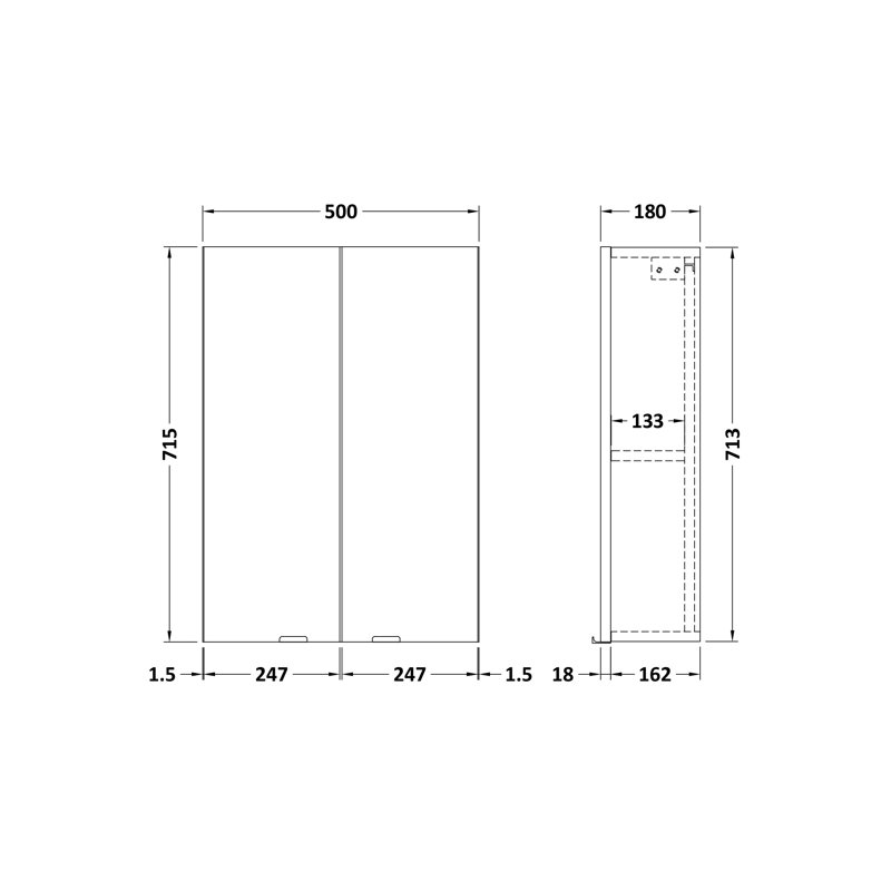 Wall Bathroom Storage Cabinet