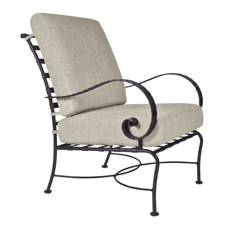 Classico Outdoor Lounge Chair, Graphite, Adena Shale