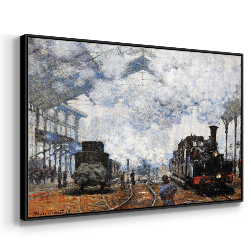 Saint sur toile, H 25 po x l 17 po x P 2 po, Noir