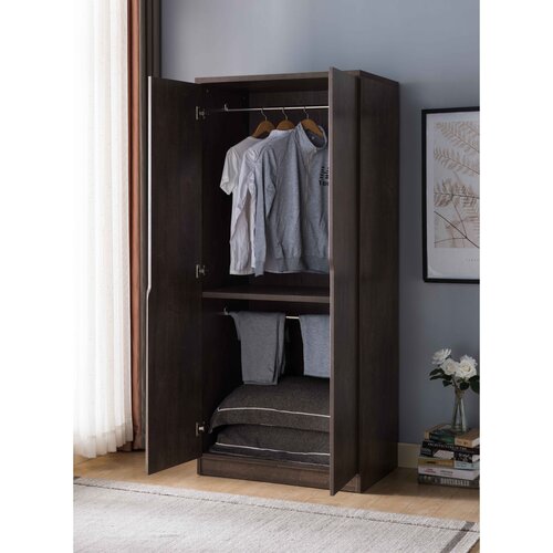 Zipcode Design™ Hambly Manufactured Wood Armoire & Reviews | Wayfair