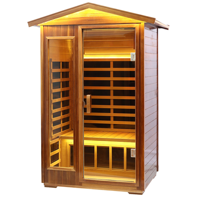 Sauna extérieur pour deux personnes à infrarouge lointain