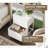 2 - Drawer Nightstand For Bedroom, Bedside Table with Metal Frame, End Table For Living Room, Small Dresser Chest of Drawer-1877833727-1864455694