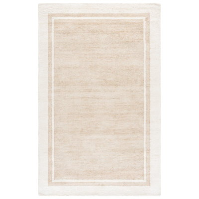 Rayonne / viscose touffetée à la main Mirage; Tapis d'intérieur en coton