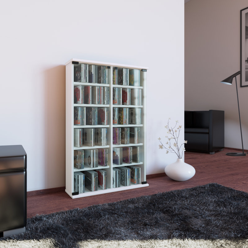 91.5cm H Media Cabinet, White
