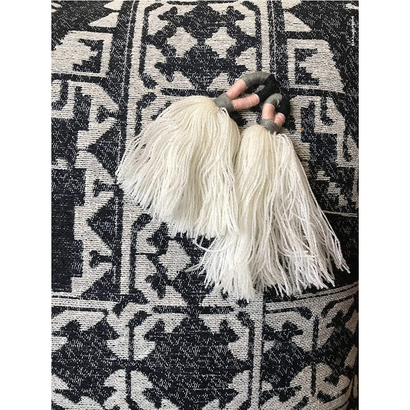 Housse de coussin carré en coton